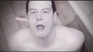 Dripping bukkake boy – Faggot slave gargling a lot of cum